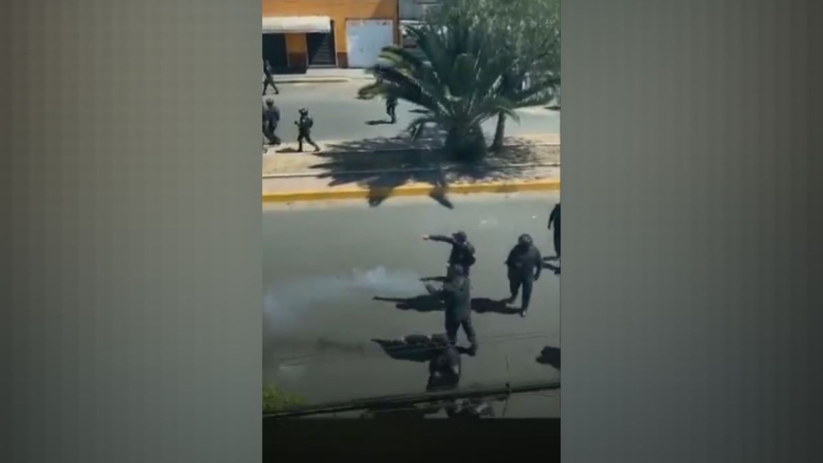Mototaxistas vs policias