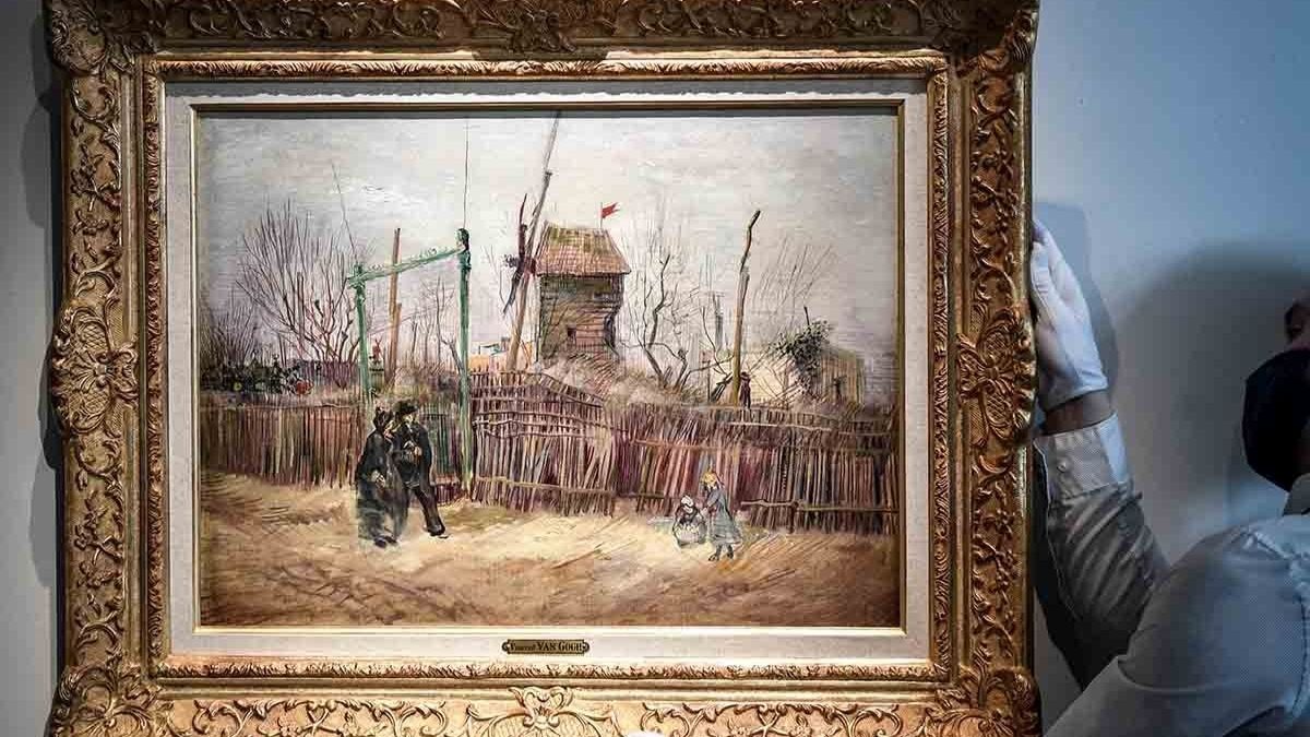 Escena callejera en Montmartre Van Gogh