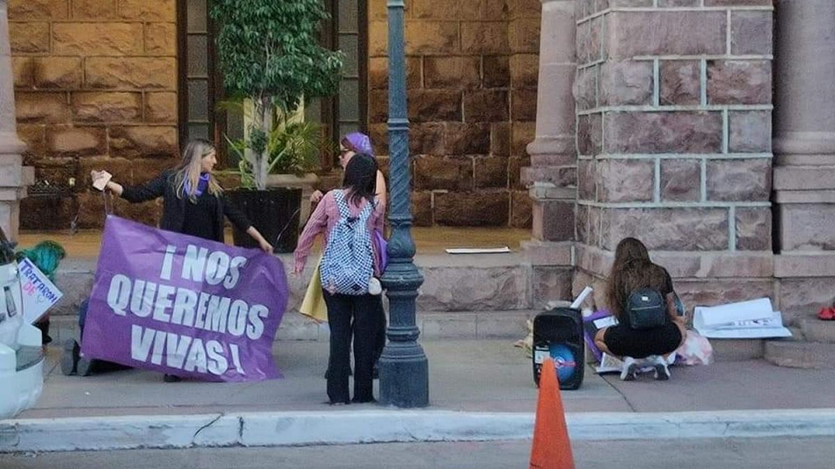Protesta feminista Guaymas