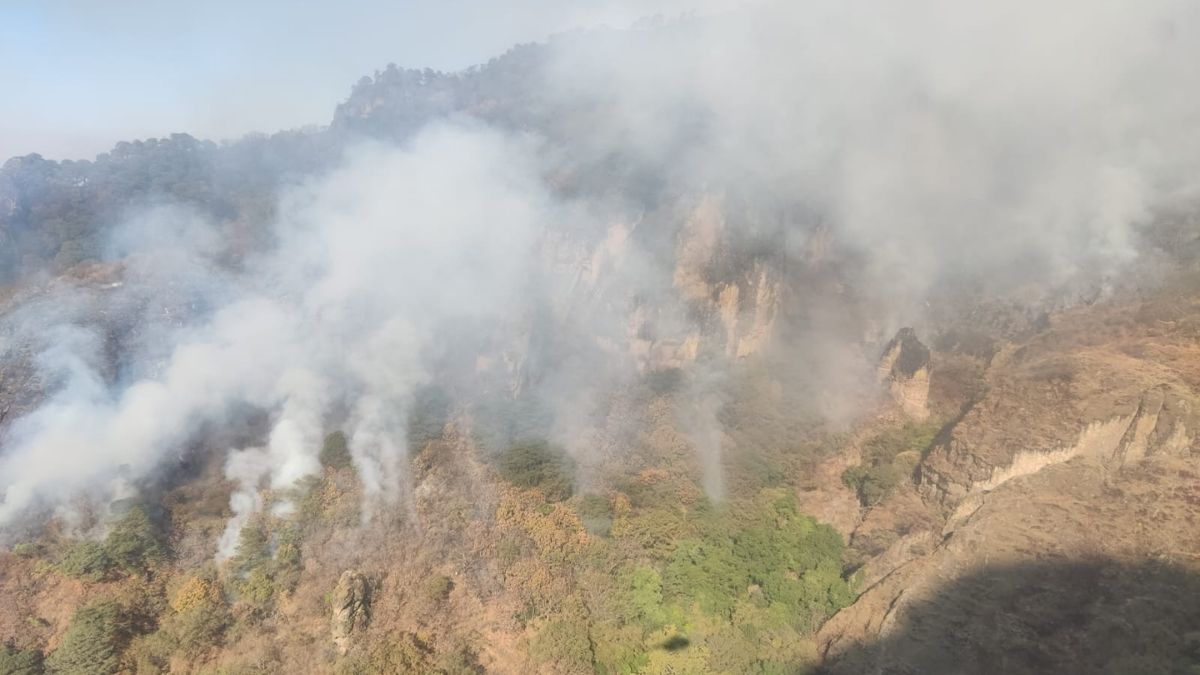 Incendio Cerro del Tepozteco